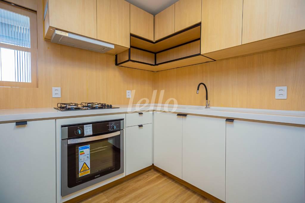 COZINHA de Apartamento para alugar, Padrão com 70 m², 2 quartos e 1 vaga em Vila Mariana - São Paulo
