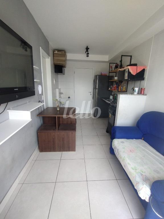 SALA de Apartamento à venda, Padrão com 28 m², 1 quarto e em Cambuci - São Paulo