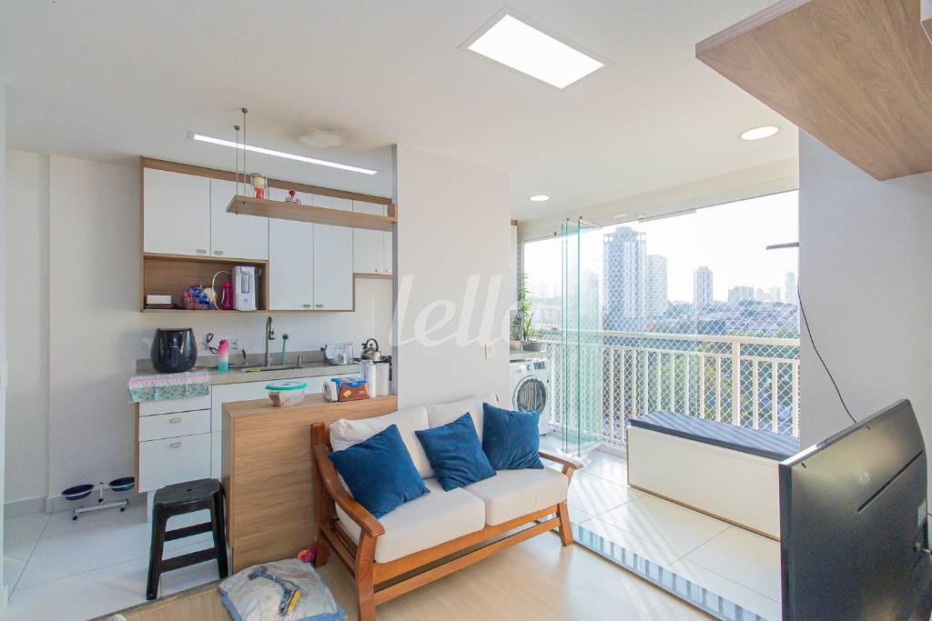 SALA de Apartamento para alugar, Padrão com 44 m², 2 quartos e em Vila Prudente - São Paulo