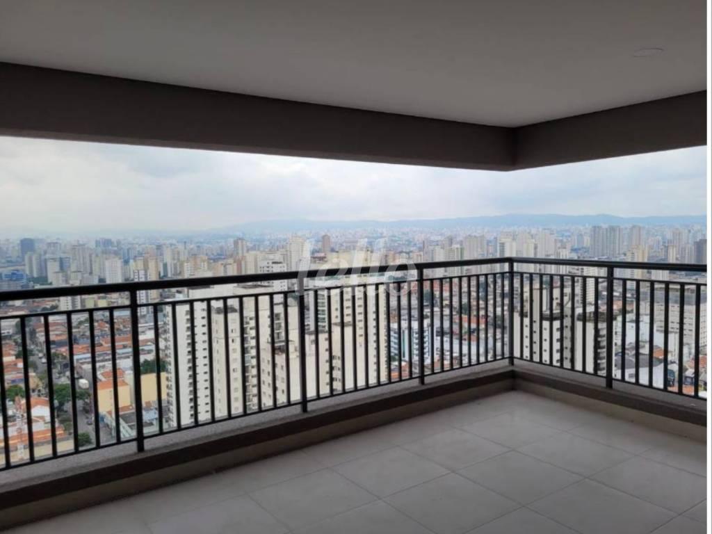 VARANDA de Apartamento à venda, Padrão com 159 m², 3 quartos e 2 vagas em Mooca - São Paulo