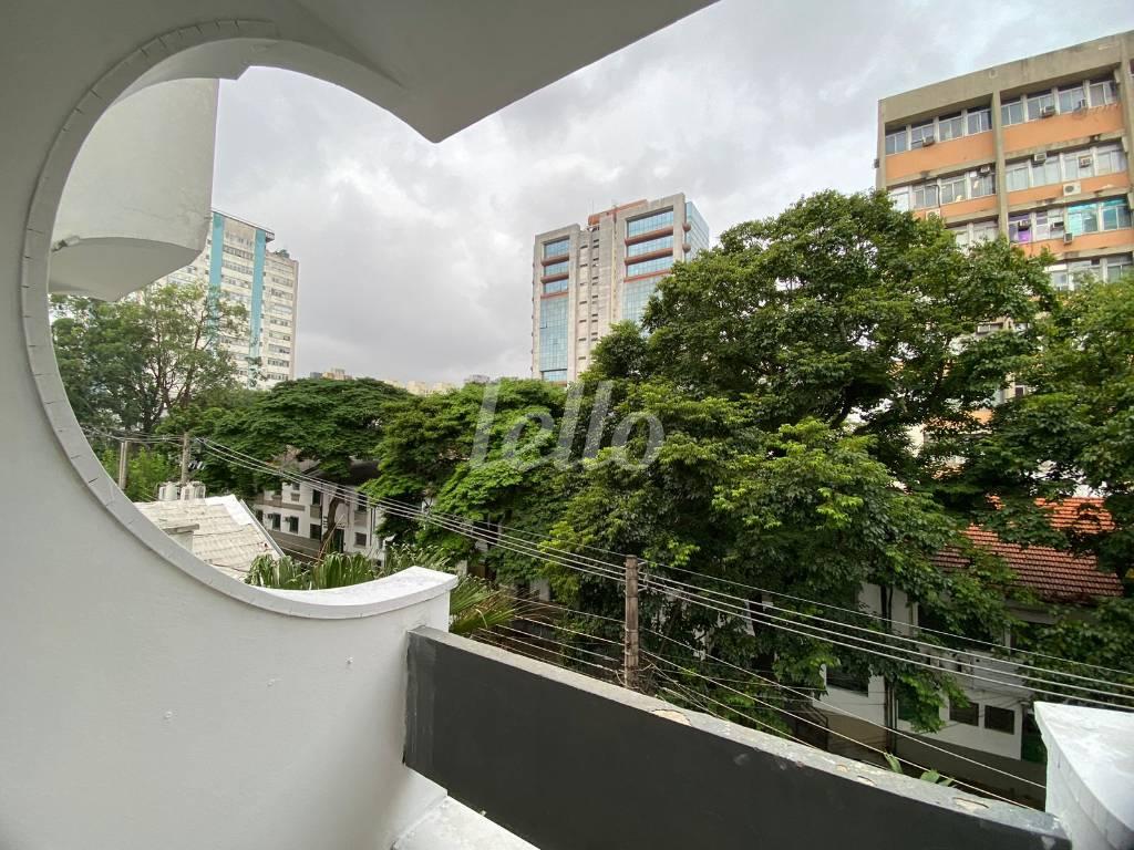 SACADA de Apartamento para alugar, Padrão com 25 m², 1 quarto e 1 vaga em Vila Clementino - São Paulo