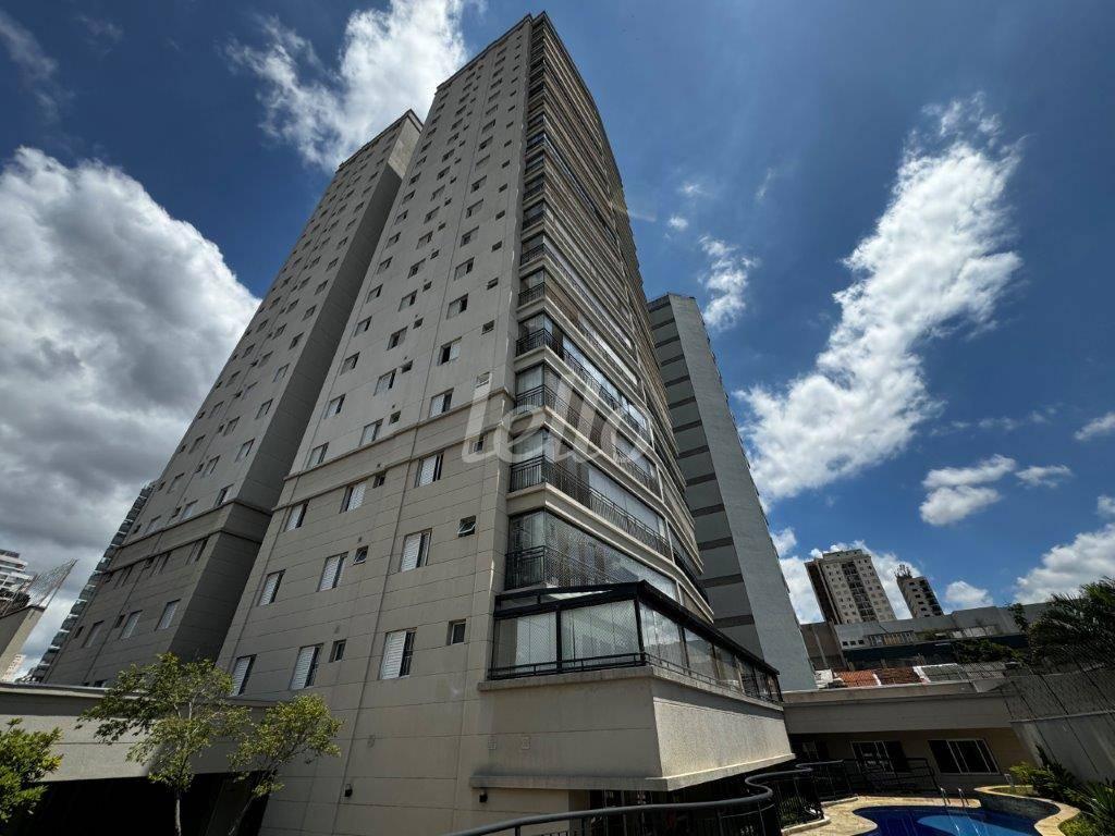 FACHADA EDIFÍCIO de Apartamento para alugar, Padrão com 133 m², 3 quartos e 2 vagas em Ipiranga - São Paulo