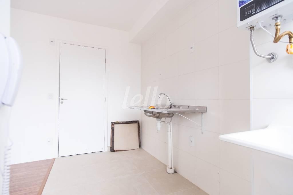 COZINHA de Apartamento para alugar, Padrão com 37 m², 1 quarto e em Mooca - São Paulo