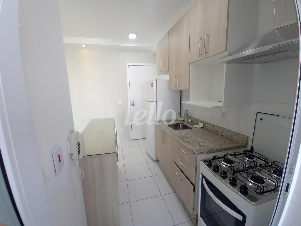 COZINHA de Apartamento para alugar, Padrão com 45 m², 1 quarto e 1 vaga em Vila Gomes Cardim - São Paulo