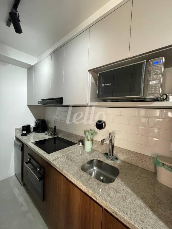 COZINHA de Apartamento para alugar, Padrão com 33 m², 1 quarto e em República - São Paulo