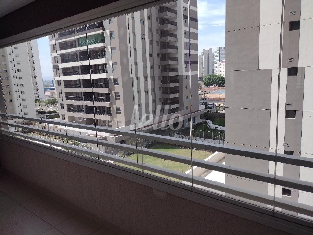 SACADA de Apartamento para alugar, Padrão com 42 m², 1 quarto e 1 vaga em Tatuapé - São Paulo