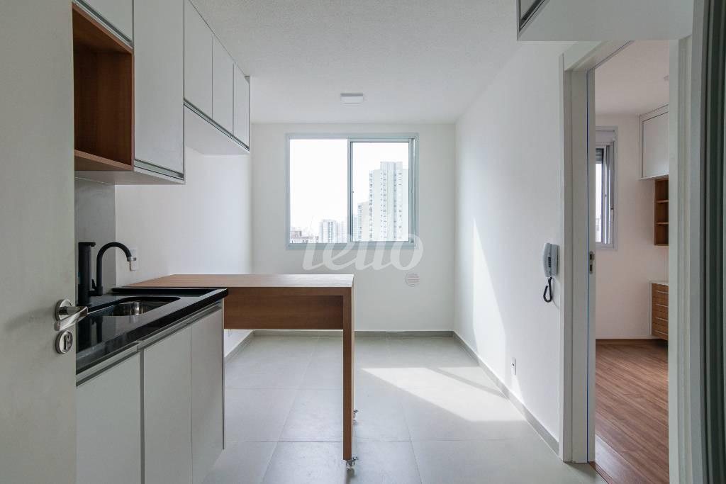 COZINHA de Apartamento para alugar, Padrão com 24 m², 1 quarto e em Água Branca - São Paulo