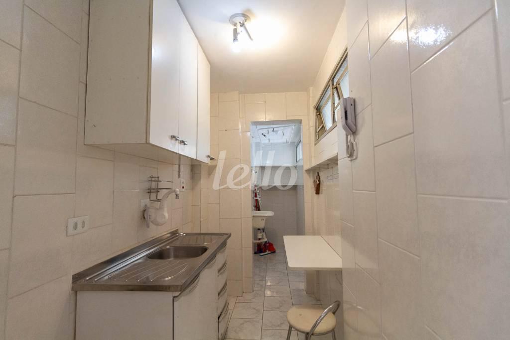 COZINHA de Apartamento para alugar, Padrão com 36 m², 1 quarto e 1 vaga em Perdizes - São Paulo