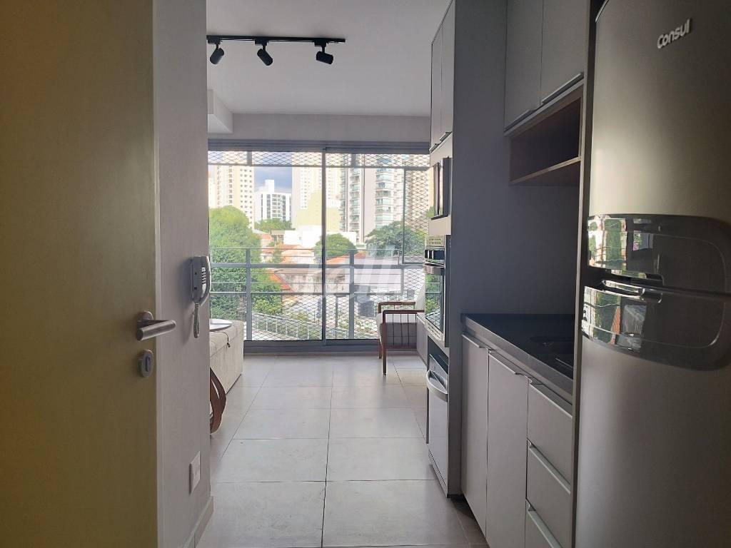 COZINHA de Apartamento para alugar, Padrão com 29 m², 1 quarto e 1 vaga em Pinheiros - São Paulo