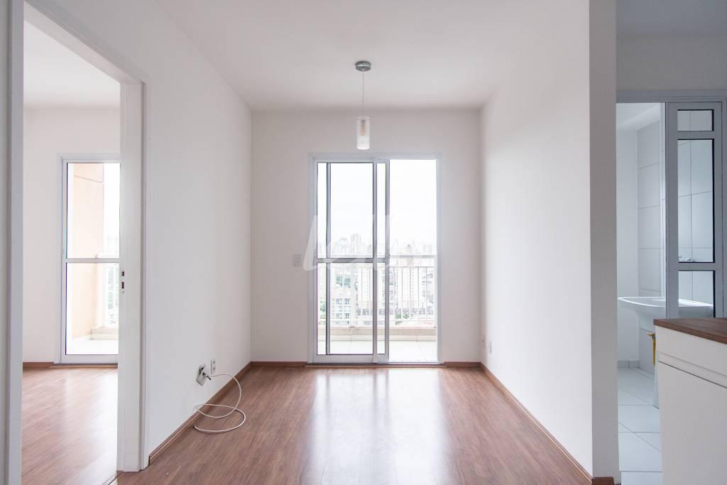 SALA de Apartamento para alugar, Padrão com 40 m², 1 quarto e 1 vaga em Mooca - São Paulo