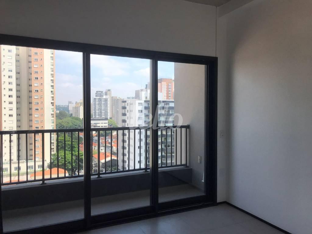 SACADA de Apartamento à venda, Studio com 23 m², 1 quarto e em Vila Olímpia - São Paulo