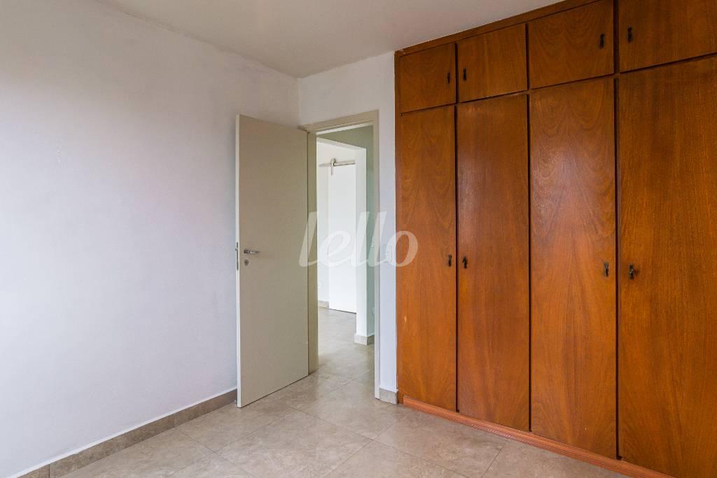 DORMITORIO de Apartamento para alugar, Padrão com 48 m², 1 quarto e 1 vaga em Vila Clementino - São Paulo