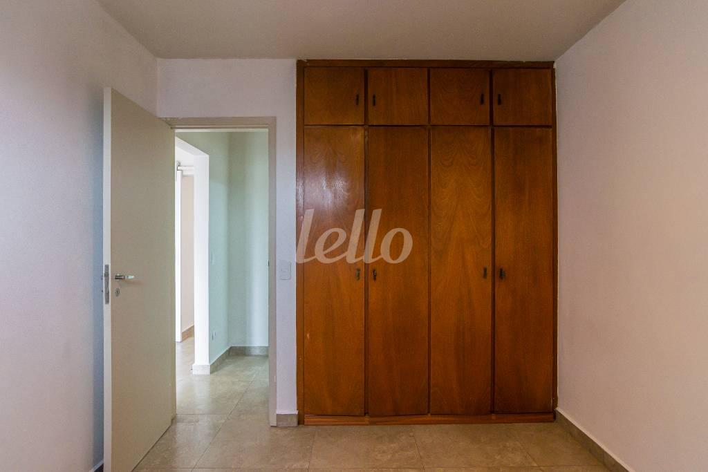 DORMITORIO de Apartamento para alugar, Padrão com 48 m², 1 quarto e 1 vaga em Vila Clementino - São Paulo