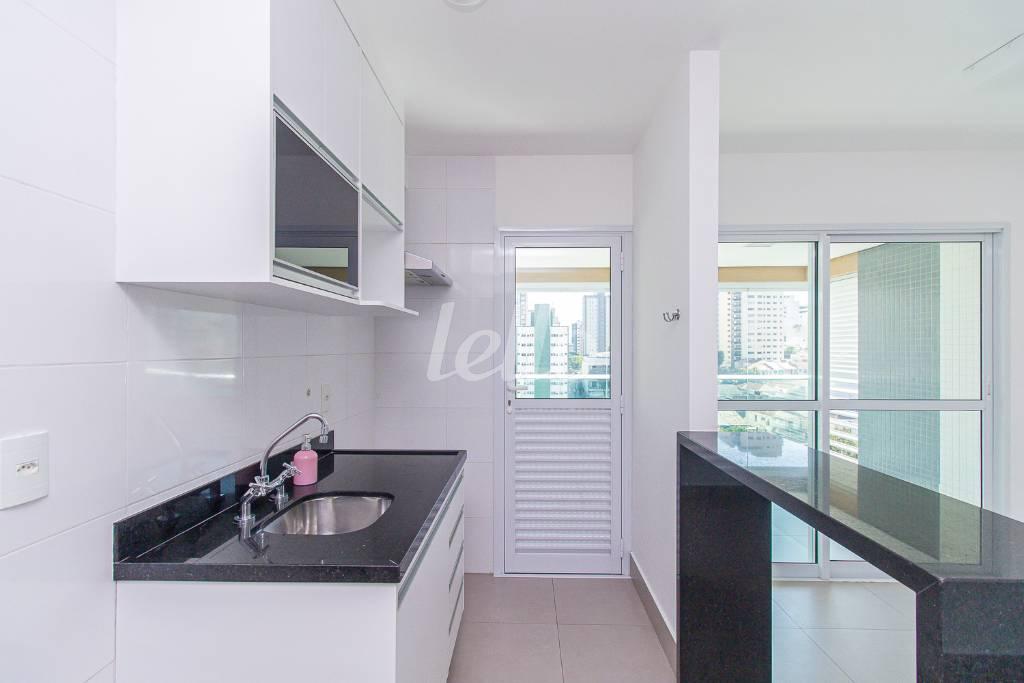 COZINHA de Apartamento à venda, Padrão com 40 m², 1 quarto e 1 vaga em Vila Clementino - São Paulo