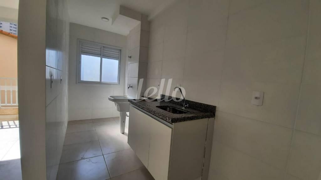 COZINHA de Apartamento para alugar, Padrão com 38 m², 2 quartos e 1 vaga em Vila Rita - São Paulo