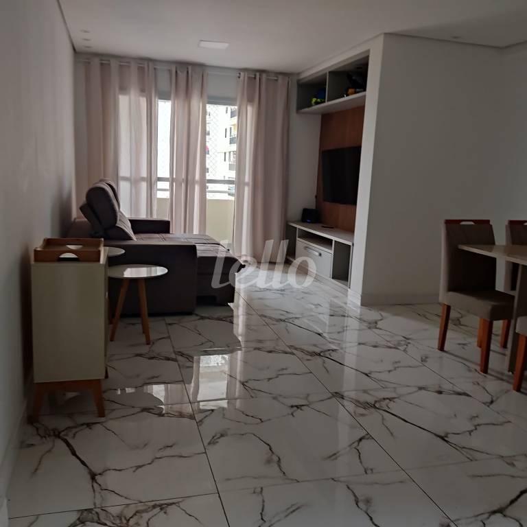 SALA ESTAR /JANTAR de Apartamento à venda, Padrão com 78 m², 3 quartos e 2 vagas em Vila Gomes Cardim - São Paulo