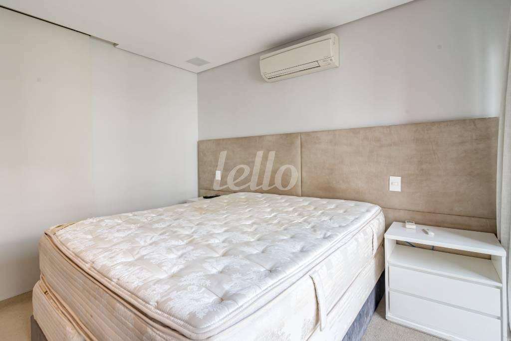 SUITE de Apartamento para alugar, Padrão com 80 m², 1 quarto e 1 vaga em Vila Nova Conceição - São Paulo