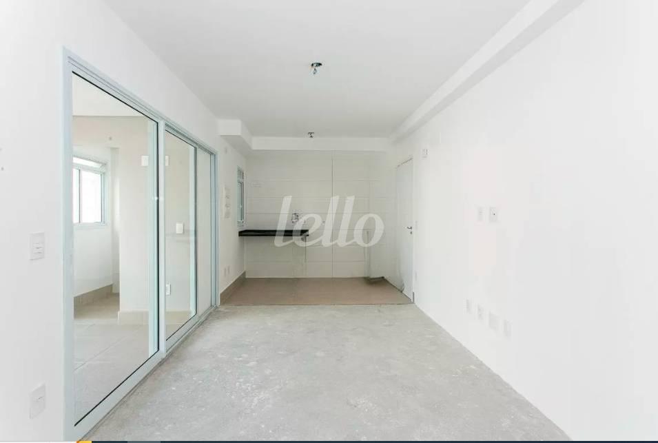 ESPAÇO INTEGRADO de Apartamento à venda, Padrão com 36 m², 1 quarto e 1 vaga em Vila Azevedo - São Paulo