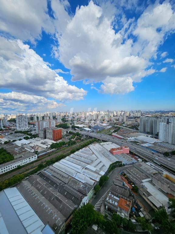 VISTA de Apartamento à venda, Padrão com 105 m², 2 quartos e 2 vagas em Brás - São Paulo