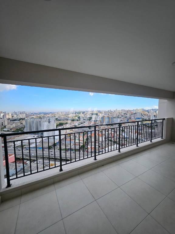 VARANDA de Apartamento à venda, Padrão com 105 m², 2 quartos e 2 vagas em Brás - São Paulo