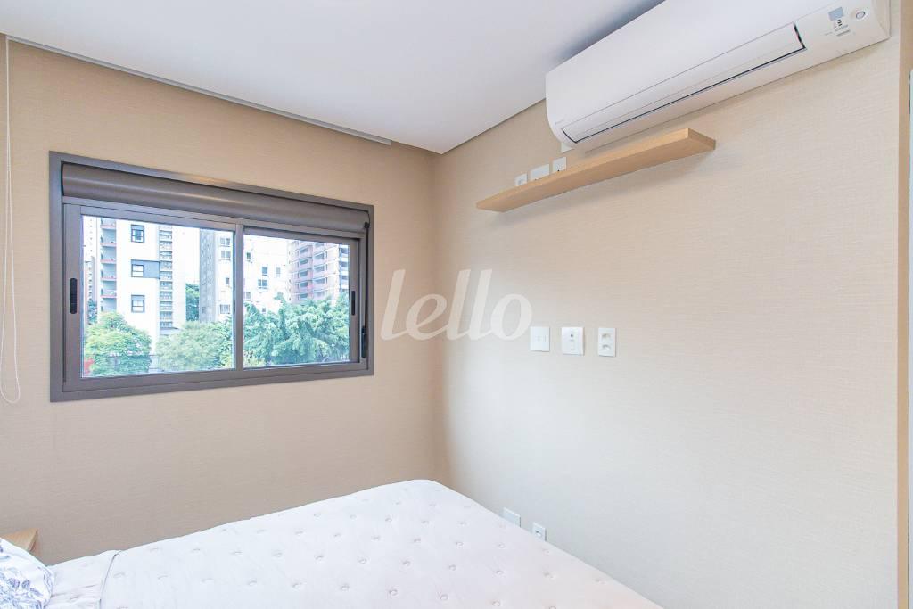 DORMITORIO 2 de Apartamento para alugar, Padrão com 74 m², 2 quartos e 1 vaga em Indianópolis - São Paulo