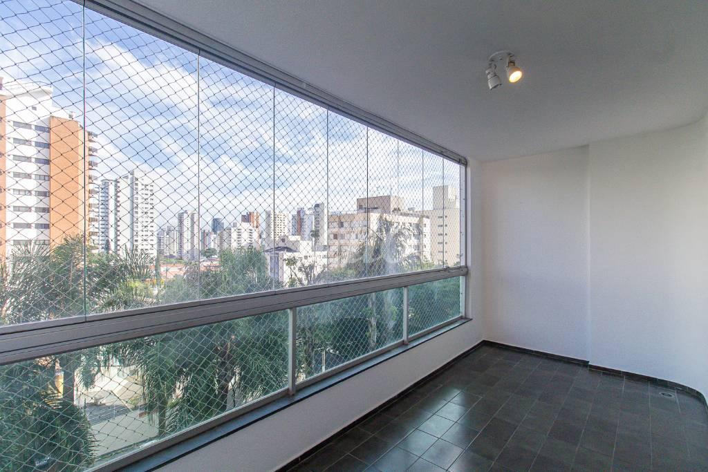 SACADA de Apartamento para alugar, Padrão com 201 m², 4 quartos e 1 vaga em Campo Belo - São Paulo