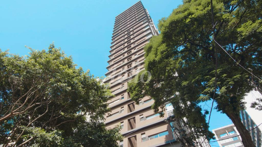 FACHADA de Apartamento para alugar, Studio com 37 m², e 1 vaga em Pinheiros - São Paulo
