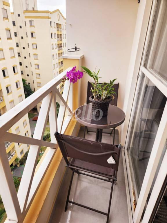 SACADA de Apartamento à venda, Padrão com 65 m², 3 quartos e 1 vaga em Mooca - São Paulo