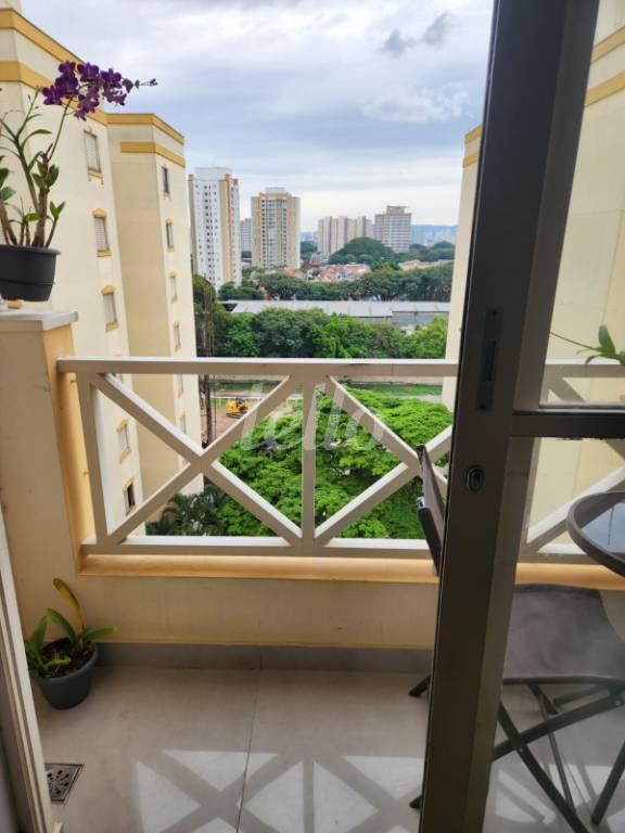 SACADA de Apartamento à venda, Padrão com 65 m², 3 quartos e 1 vaga em Mooca - São Paulo
