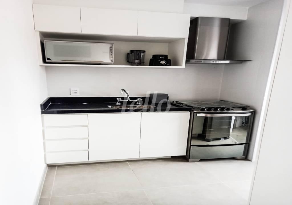 COZINHA de Apartamento para alugar, Padrão com 40 m², 1 quarto e 1 vaga em Pinheiros - São Paulo