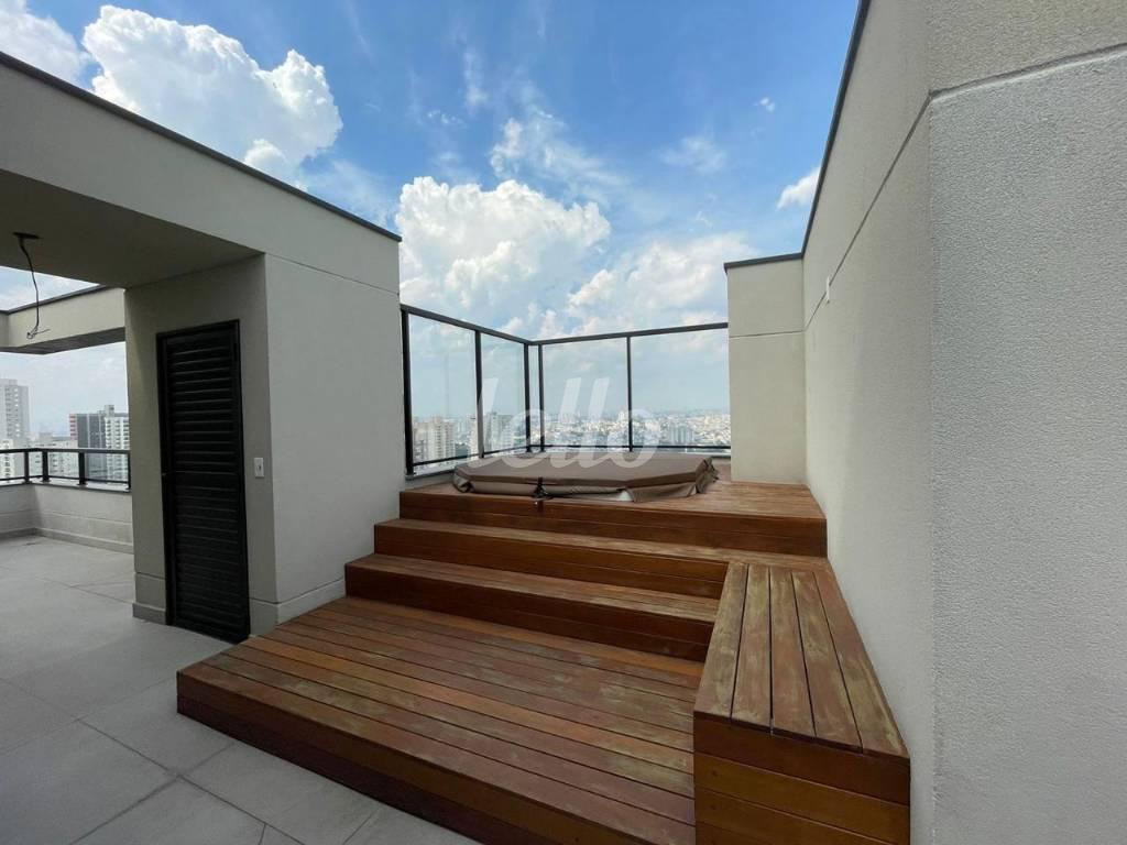 COBERTURA COM JACUZZI de Apartamento à venda, cobertura - Padrão com 326 m², 3 quartos e 5 vagas em Campestre - Santo André