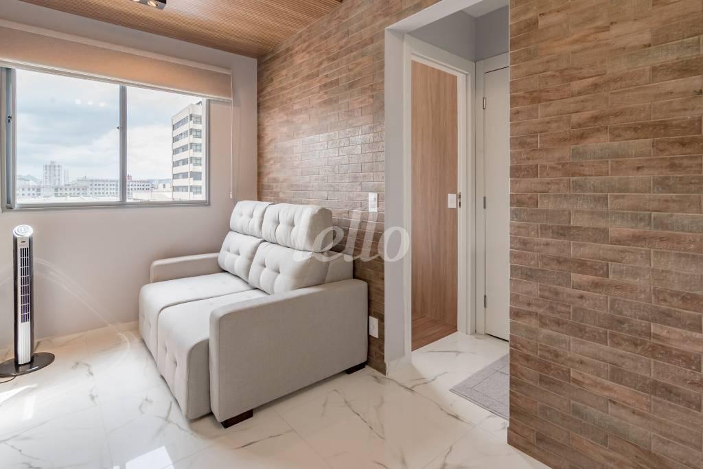 SALA de Apartamento para alugar, Padrão com 30 m², 1 quarto e em Várzea da Barra Funda - São Paulo
