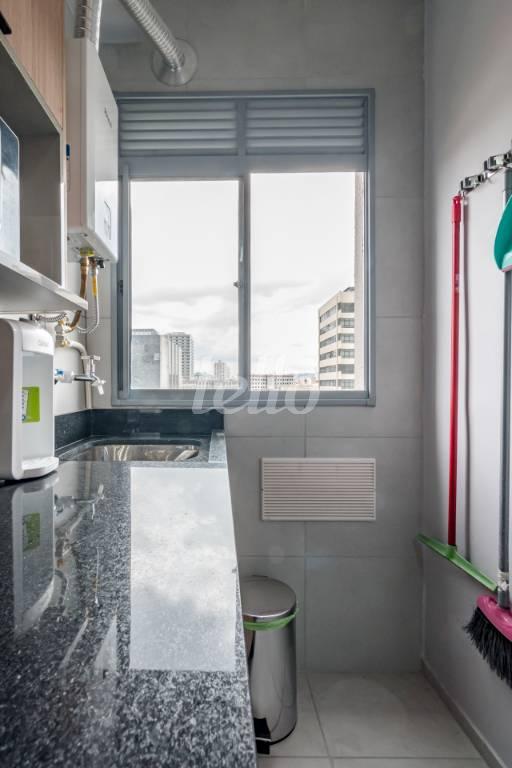 AREA DE SERVIÇO de Apartamento para alugar, Padrão com 30 m², 1 quarto e em Várzea da Barra Funda - São Paulo
