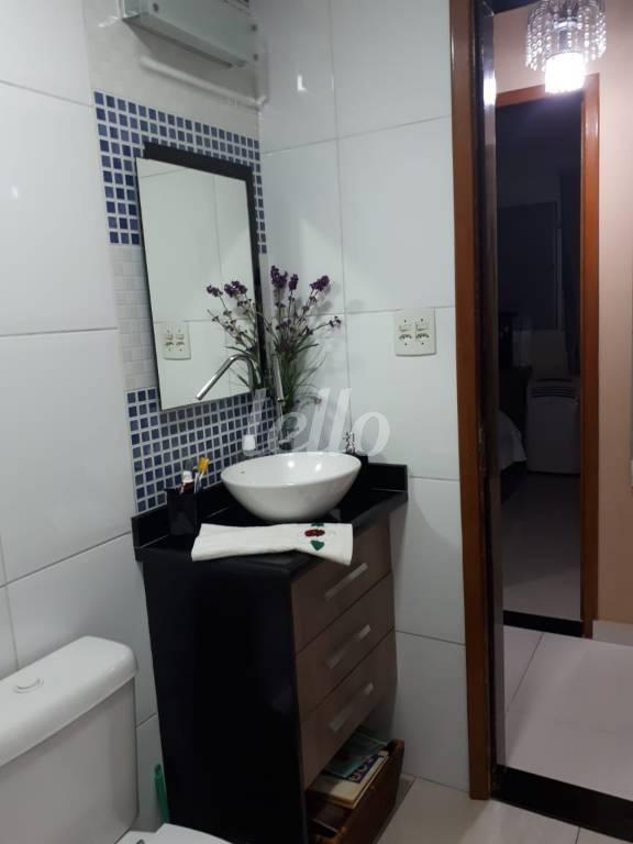 BANHEIRO SOCIAL de Apartamento para alugar, Padrão com 50 m², 2 quartos e 1 vaga em Mooca - São Paulo