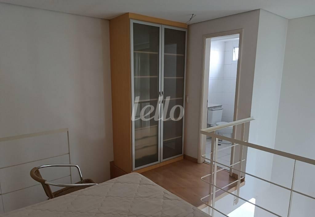 SUITE de Apartamento para alugar, Loft com 47 m², 1 quarto e 1 vaga em Paraíso - São Paulo