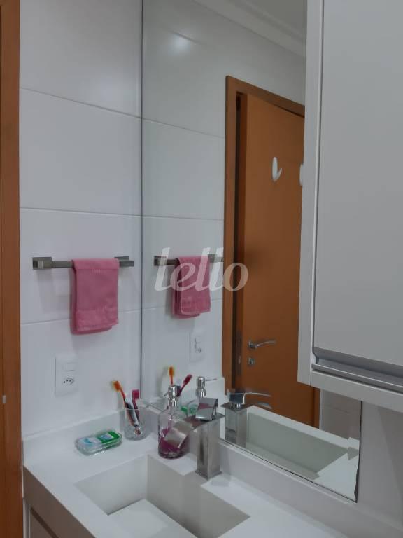 BANHEIRO de Apartamento à venda, Padrão com 68 m², 2 quartos e 2 vagas em Vila Jahu - São Bernardo do Campo