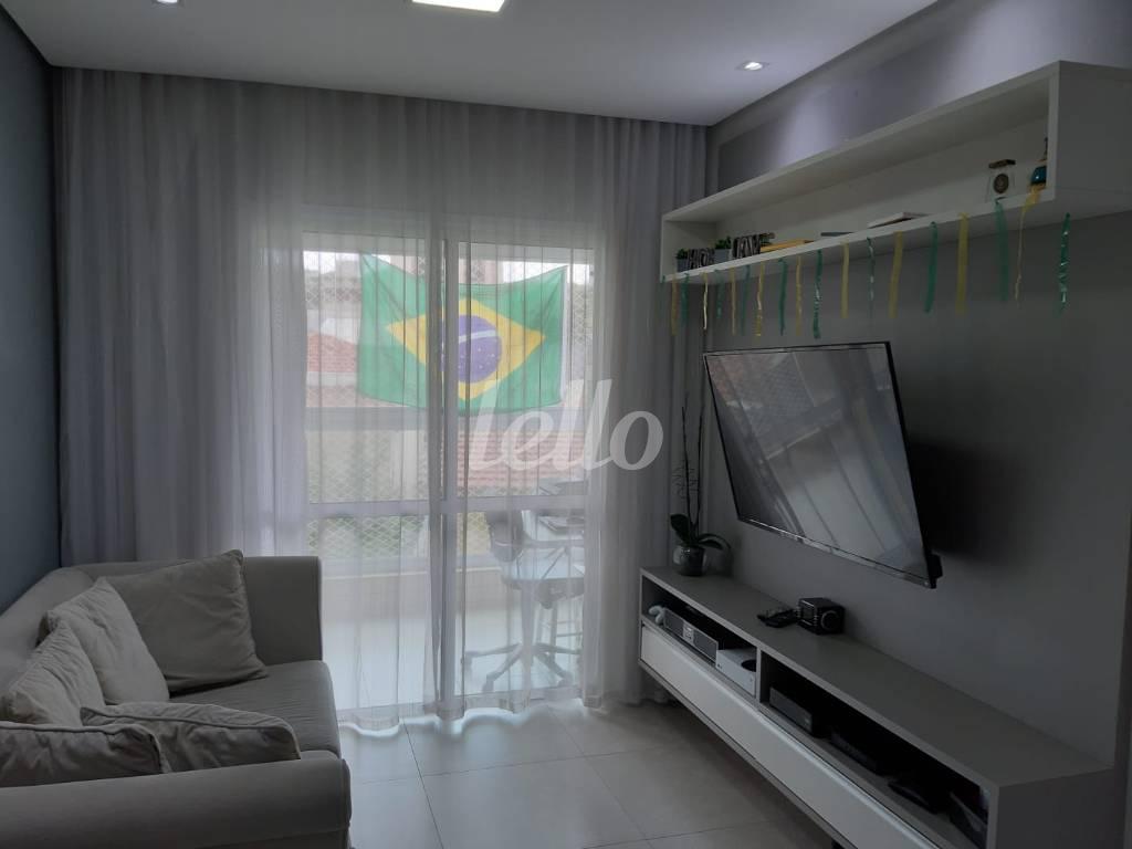 SALA de Apartamento à venda, Padrão com 68 m², 2 quartos e 2 vagas em Vila Jahu - São Bernardo do Campo