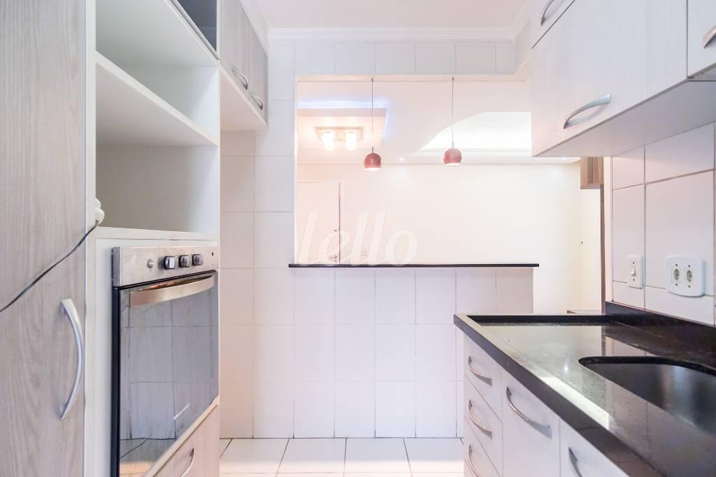COZINHA de Apartamento para alugar, Padrão com 50 m², 1 quarto e 1 vaga em Vila Moreira - São Paulo