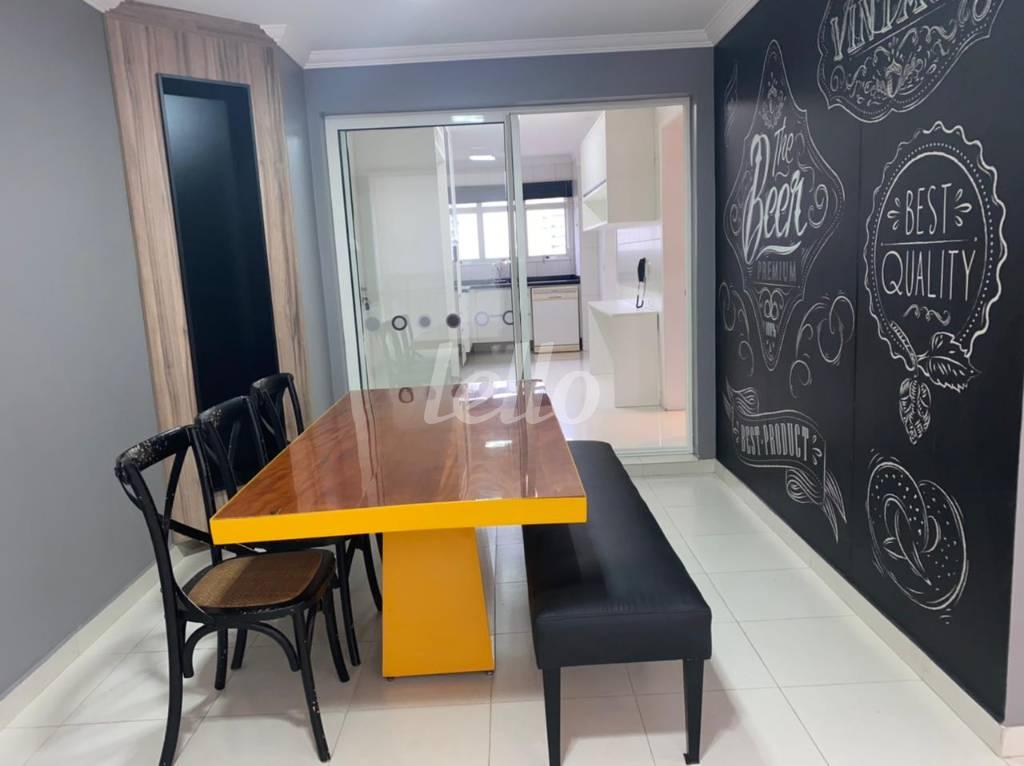 VARANDA GOURMET de Apartamento para alugar, Padrão com 171 m², 4 quartos e 3 vagas em Vila Gomes Cardim - São Paulo
