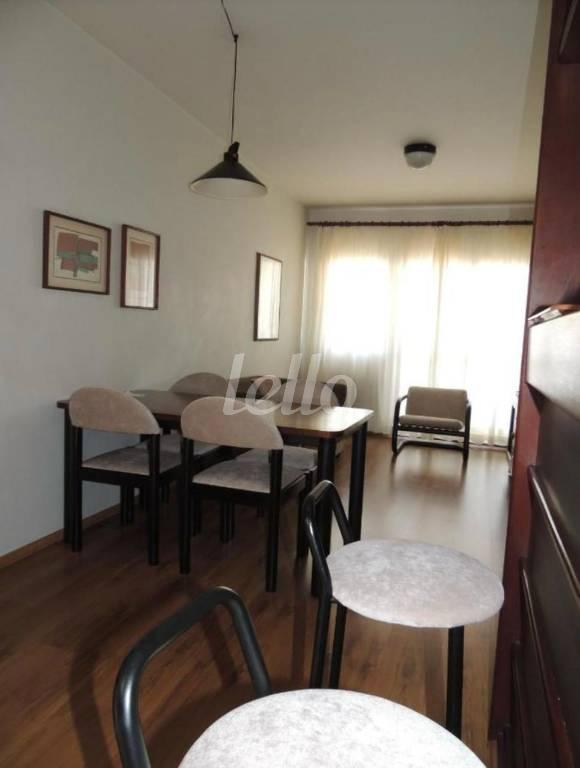 SALA de Apartamento à venda, Flat com 52 m², 1 quarto e 1 vaga em Centro - São Bernardo do Campo