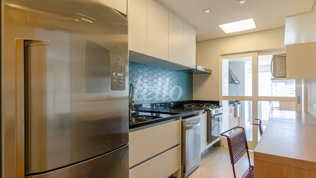 COZINHA de Apartamento para alugar, Padrão com 138 m², 2 quartos e 2 vagas em Brooklin Paulista - São Paulo