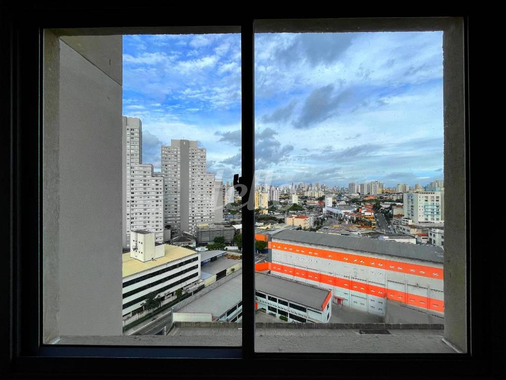 VISTA DORMITORIO de Apartamento à venda, Padrão com 42 m², 2 quartos e 1 vaga em Cambuci - São Paulo