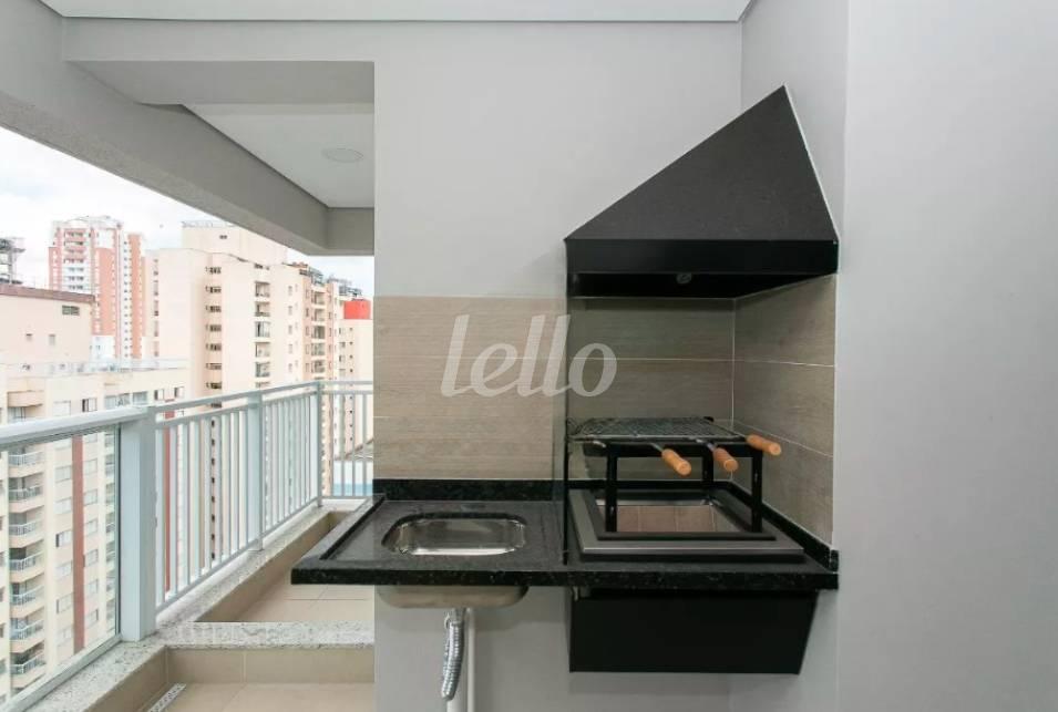 TERRAÇO GOURMET de Apartamento à venda, Padrão com 52 m², 1 quarto e 1 vaga em Vila Azevedo - São Paulo