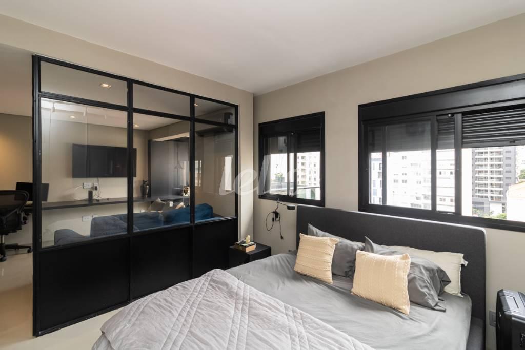 SUÍTE de Apartamento para alugar, Padrão com 58 m², 1 quarto e 1 vaga em Pinheiros - São Paulo