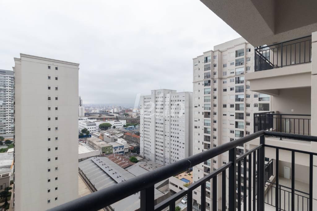 VARANDA SALA de Apartamento à venda, Padrão com 82 m², 2 quartos e 2 vagas em Brás - São Paulo