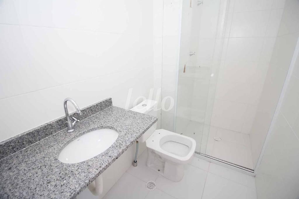 BANHEIRO de Apartamento para alugar, Padrão com 35 m², 2 quartos e em Tucuruvi - São Paulo