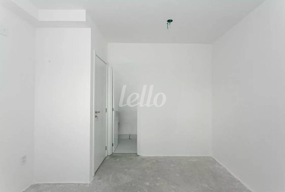 SUÍTE de Apartamento à venda, Padrão com 52 m², 1 quarto e 1 vaga em Vila Azevedo - São Paulo