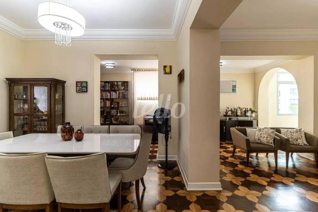 SALA 2 AMBIENTES de Apartamento para alugar, Padrão com 194 m², 3 quartos e em Santa Cecília - São Paulo