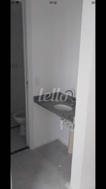 BANHEIRO de Apartamento à venda, Padrão com 29 m², 1 quarto e em Mooca - São Paulo