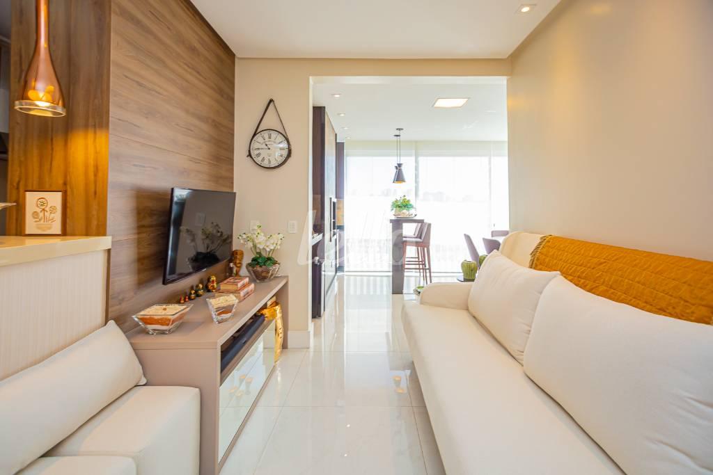 SALA de Apartamento para alugar, Padrão com 97 m², 3 quartos e 2 vagas em Chácara Inglesa - São Paulo